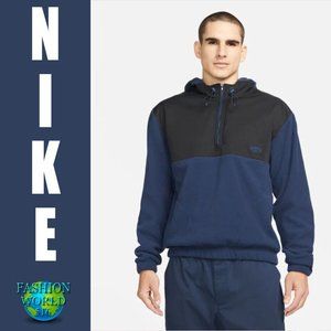 NWT Nike SB Men's Fleece Therma-FIT Winterized1/2 Zip Hoodie Skate Top Size M